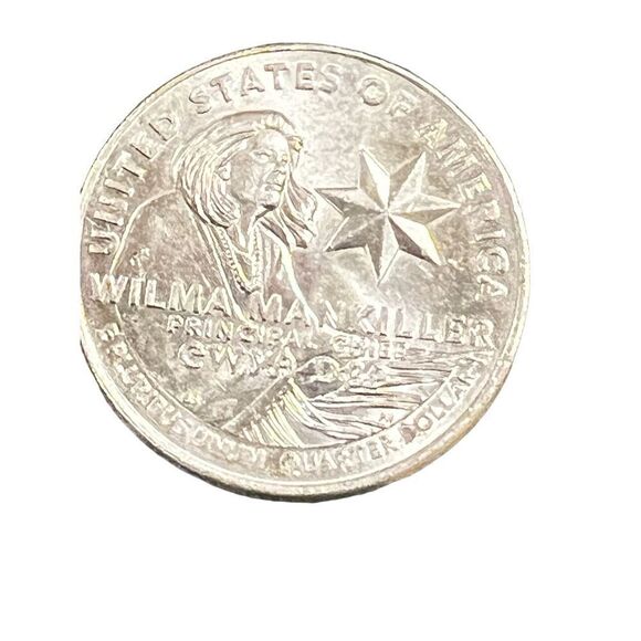 2022 P Wilma Mankiller US Quarter. First Female Cherokee Chief - Picture 1 of 6